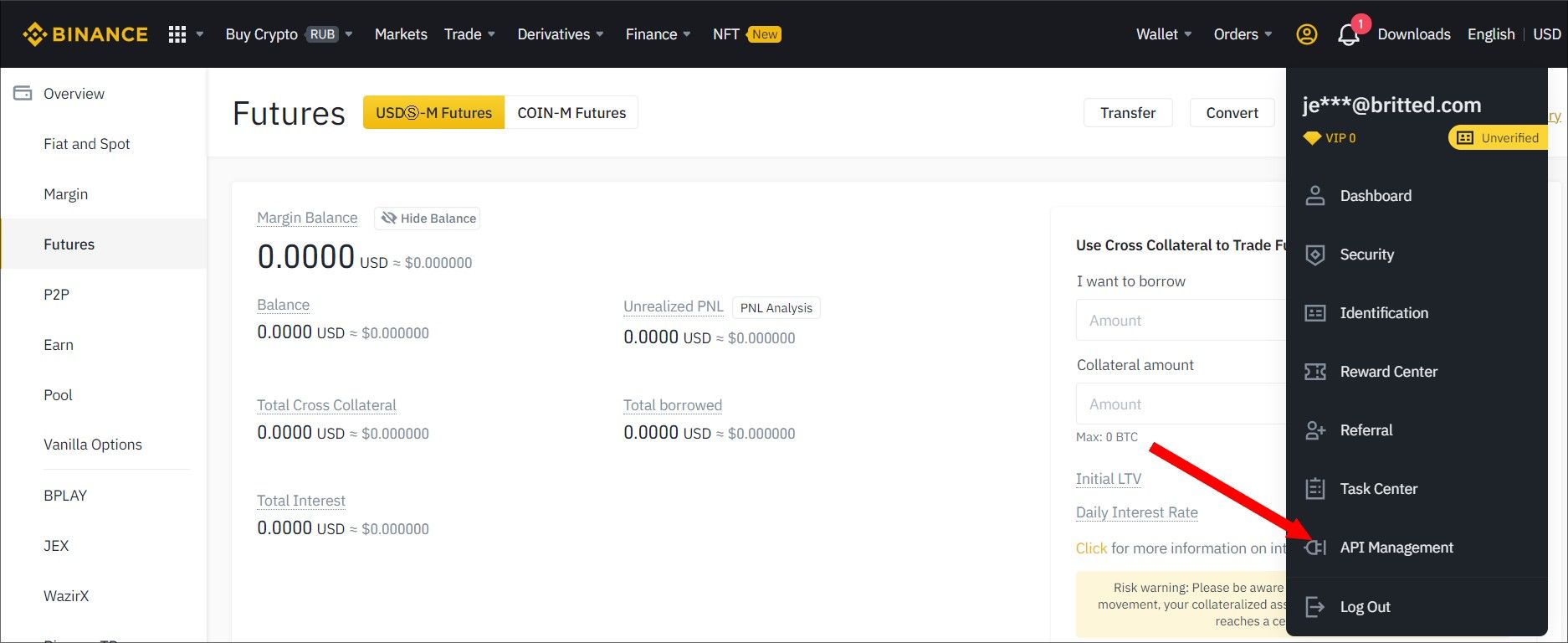 binance kucoin trade management api