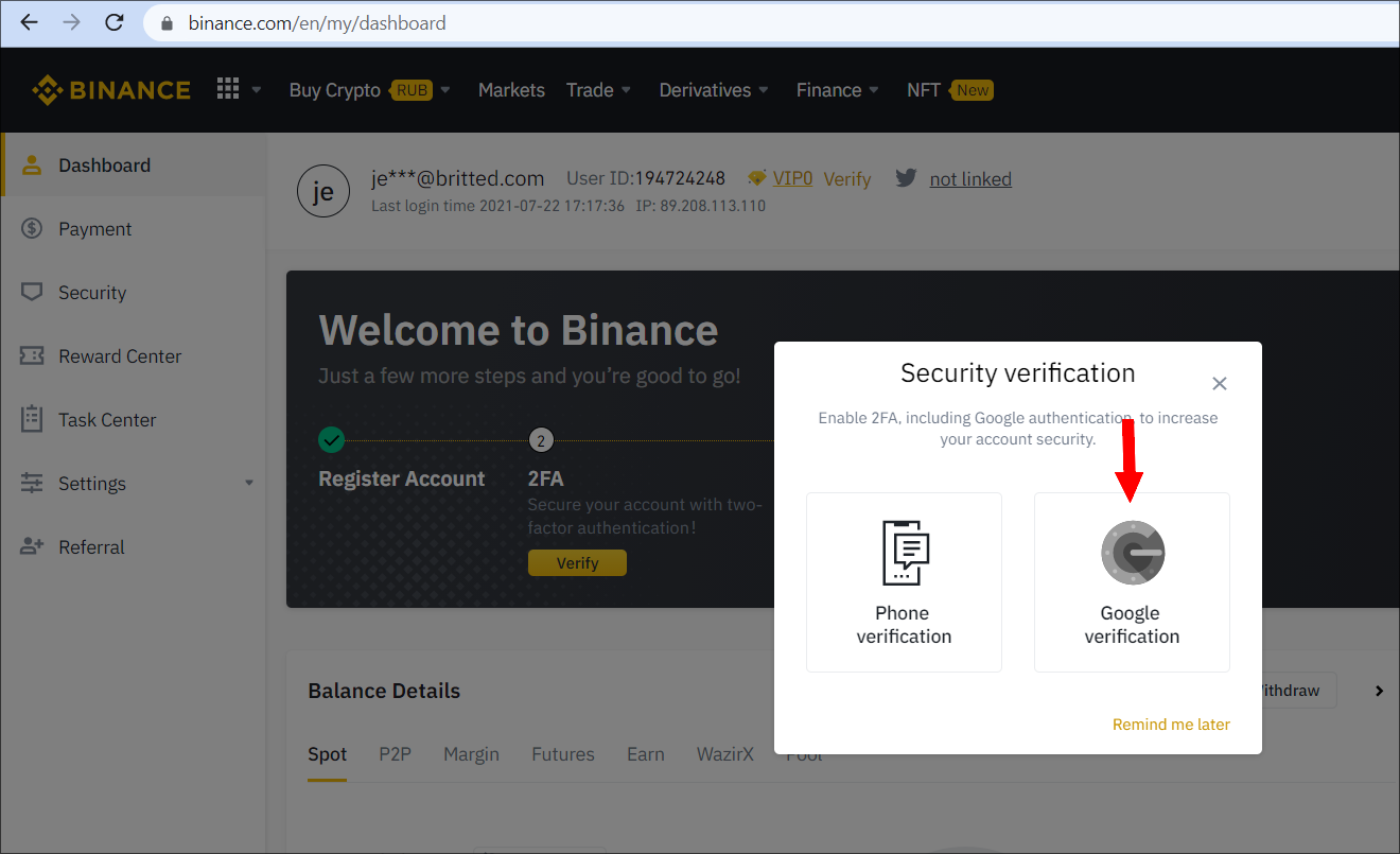 Instruction for creating an API key for trading futures on ...