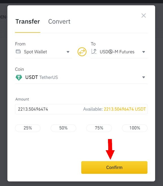 wire transfer binance