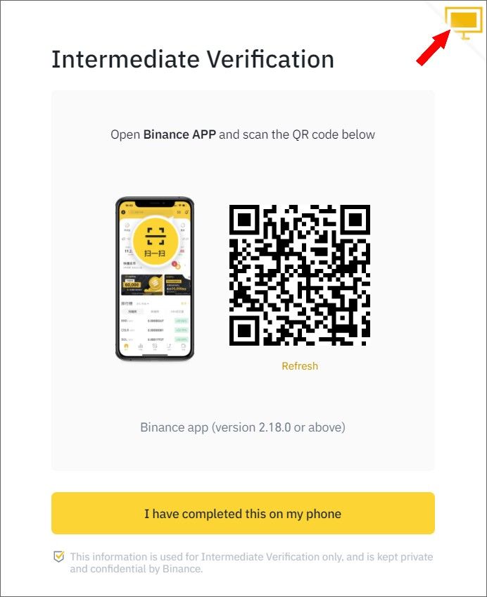 binance verification process