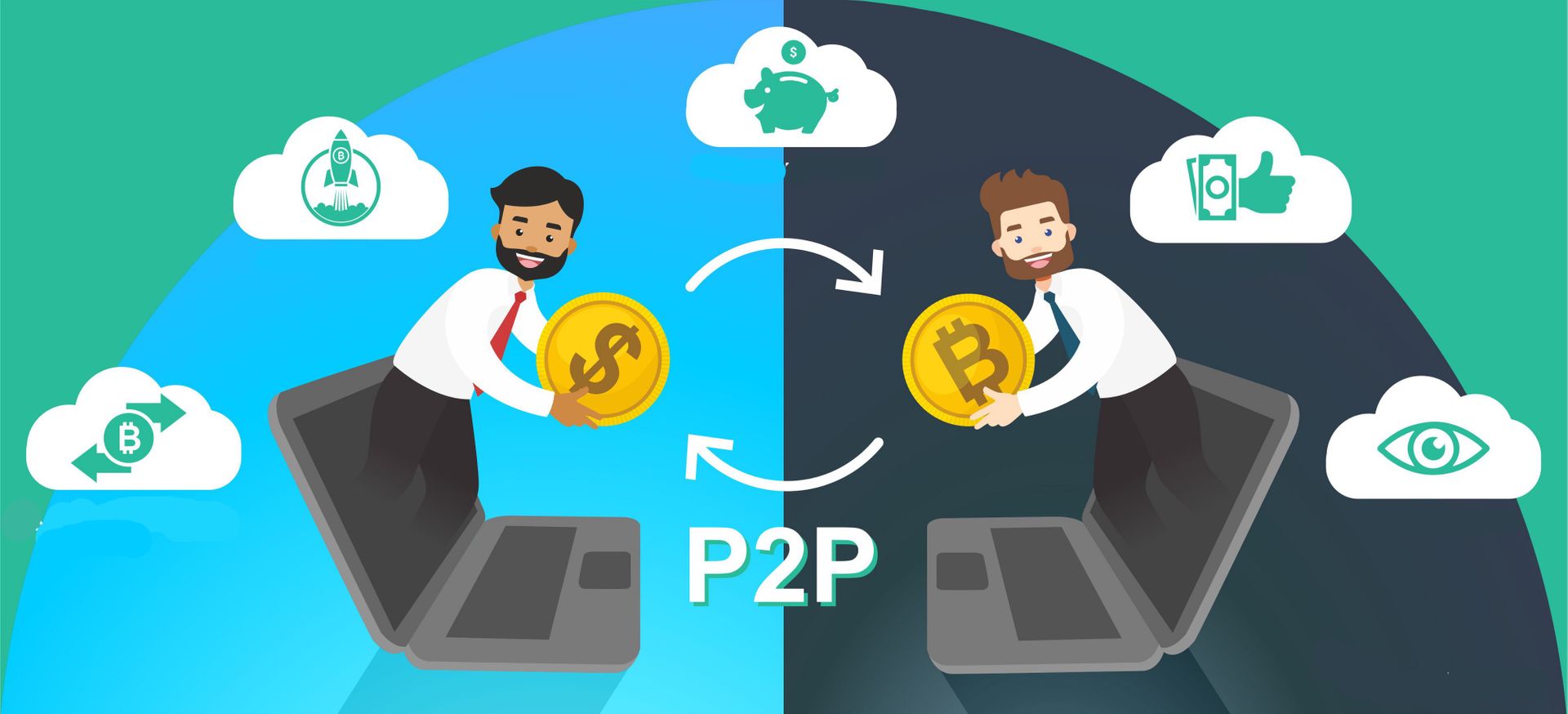 What are the advantages of P2P exchange platforms?