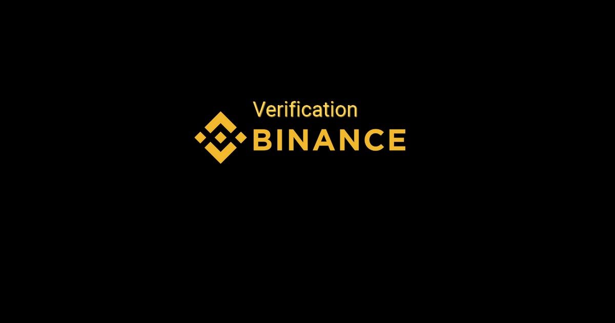 The account verification on the Binance exchange